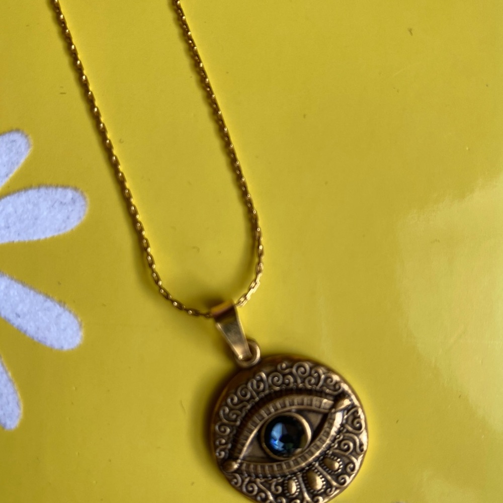 Alex and Ani evil eye necklace